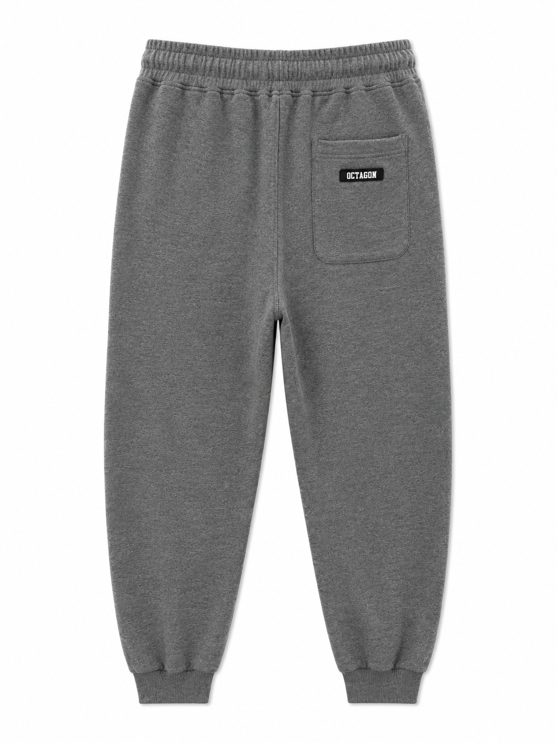 👖 OCTAGON Men’s Sweatpants Small Logo Grey Melange