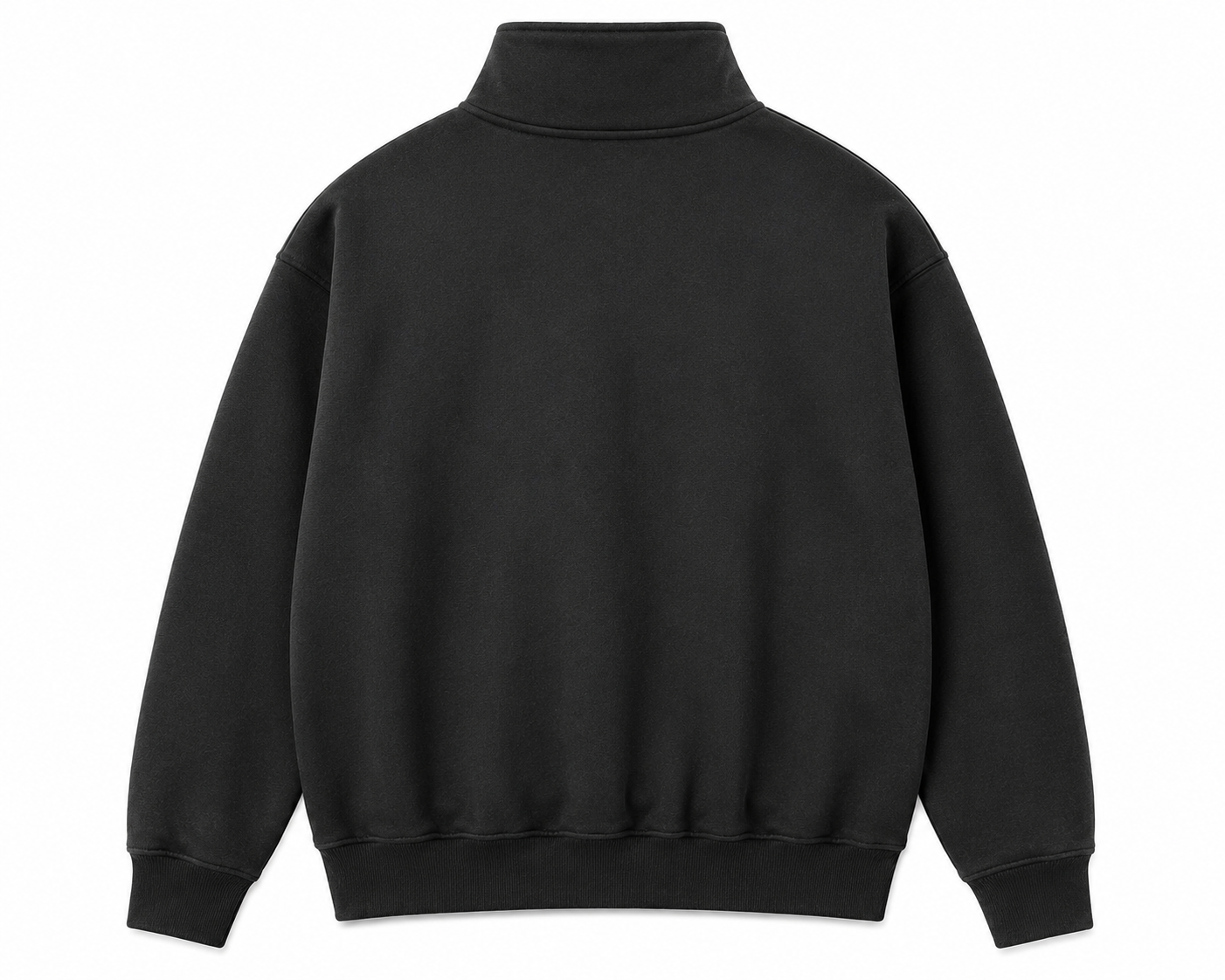 Gangstaff Zip Crewneck “Logo” 🔥🖤