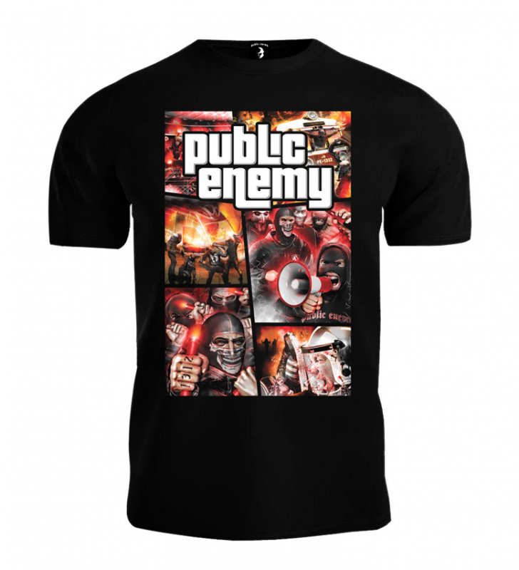 Public Enemy T-shirt Hardcore Life Black