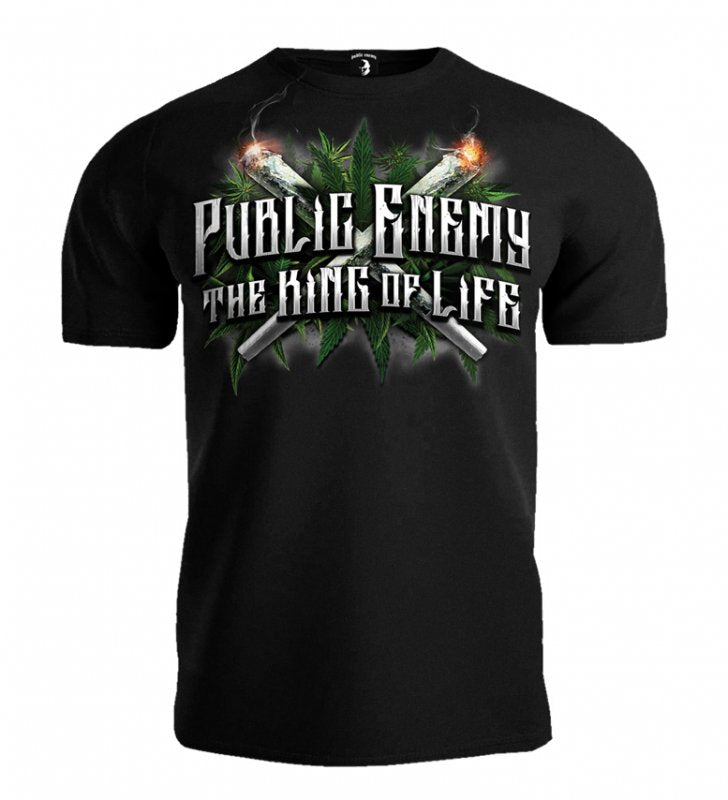 Public Enemy T-shirt King of the Life Black
