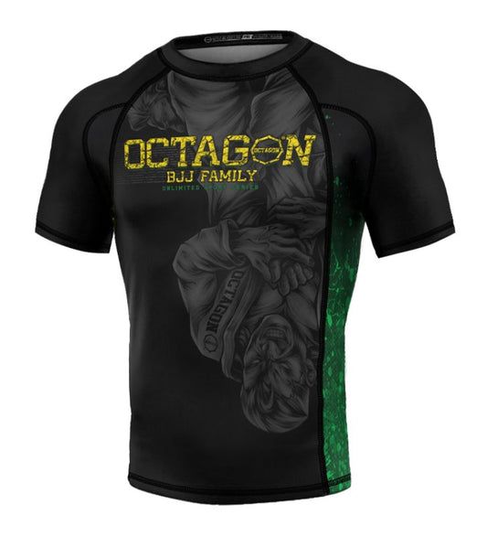 Octagon Rashguard Premium Jiu Jitsu Family
