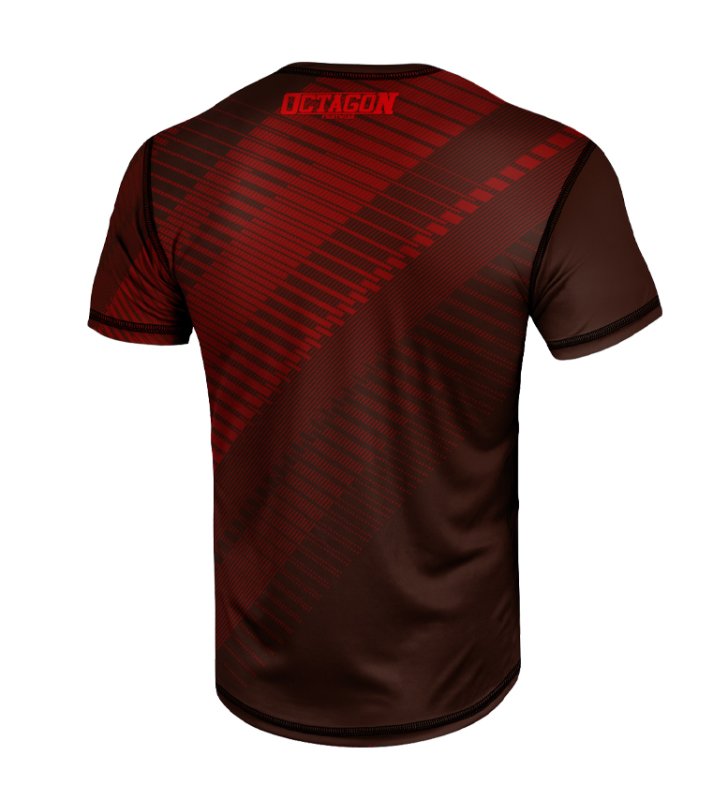 Octagon Sport T-shirt Blocks Red
