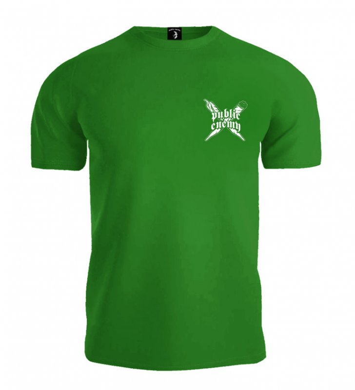 Public Enemy T-shirt Spliff Green