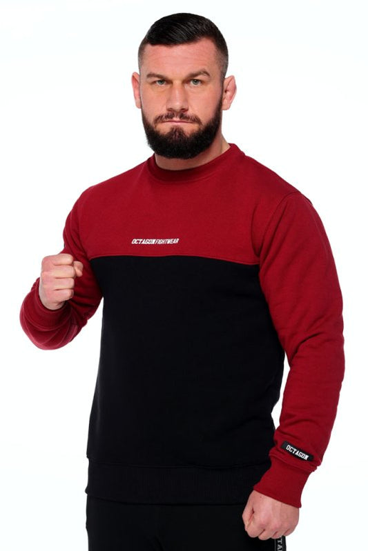 OCTAGON DUAL Crewneck Burgund
