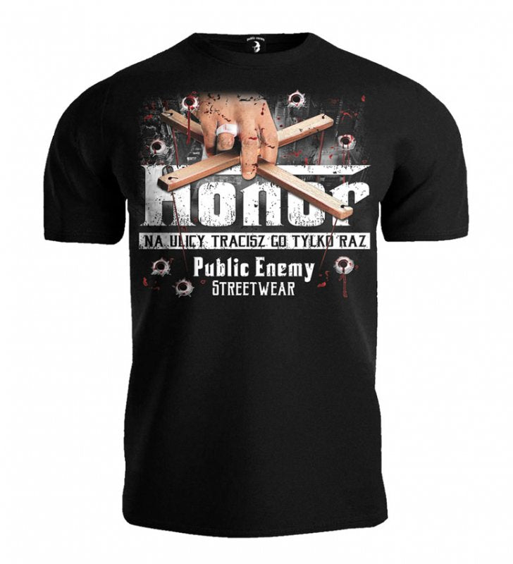 Public Enemy T-shirt Honor Black