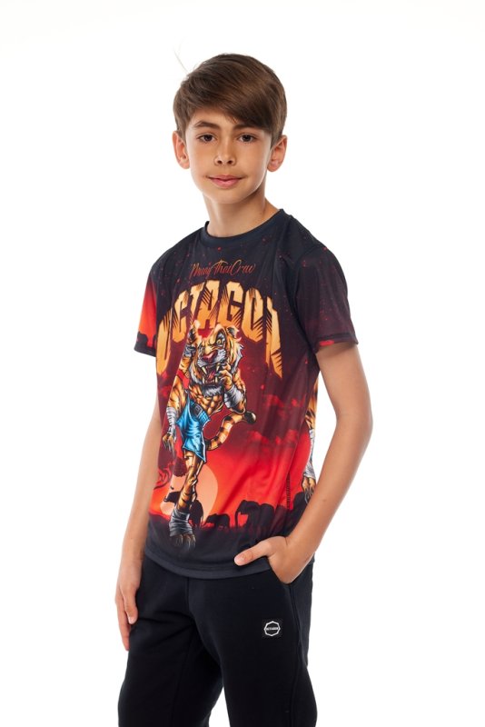 OCTAGON – Kids’ Sports T-Shirt Tiger