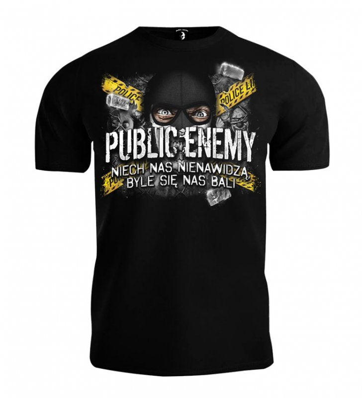 Public Enemy T-shirt Niech Nas Nienawidzą Black