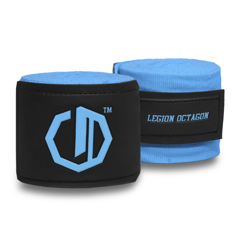 OCTAGON β Supreme Boxing Hand Wraps Light Blue