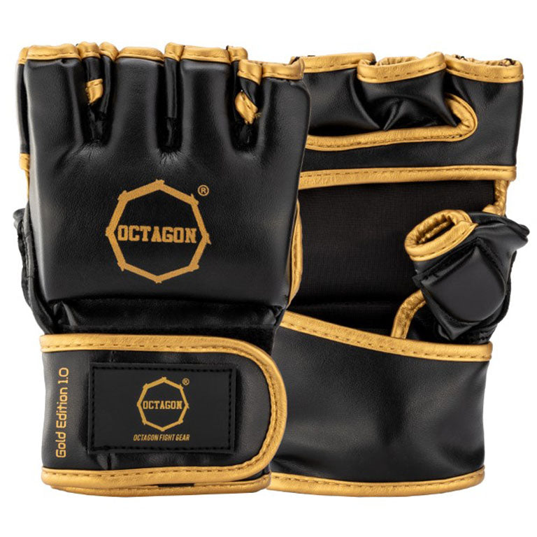 MMA GLOVES Octagon Gold Edition 1.0 Black
