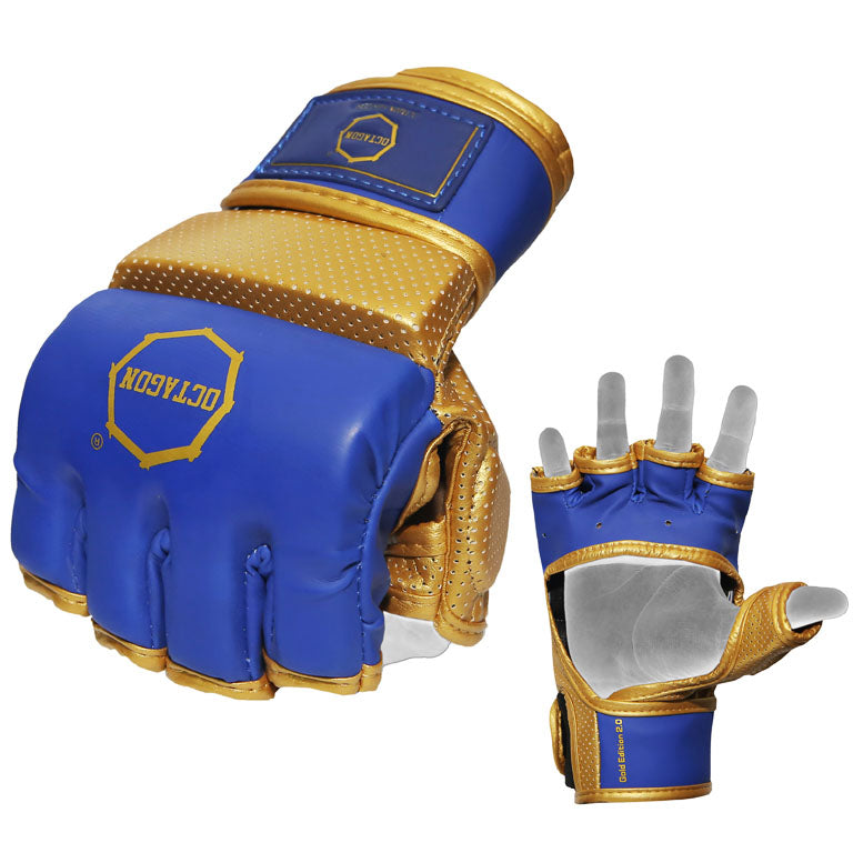 MMA GLOVES Octagon Gold Edition 2.0 Blue