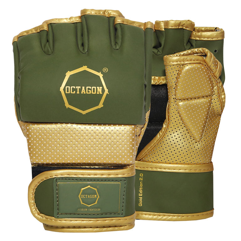 MMA GLOVES Octagon Gold Edition 2.0 Khaki