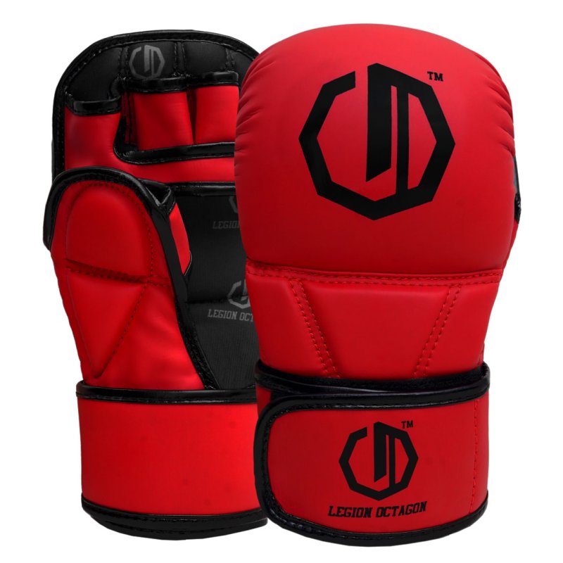 🥊🔥 Legion OCTAGON MMA Sparring Gloves “ENFORCER” Red