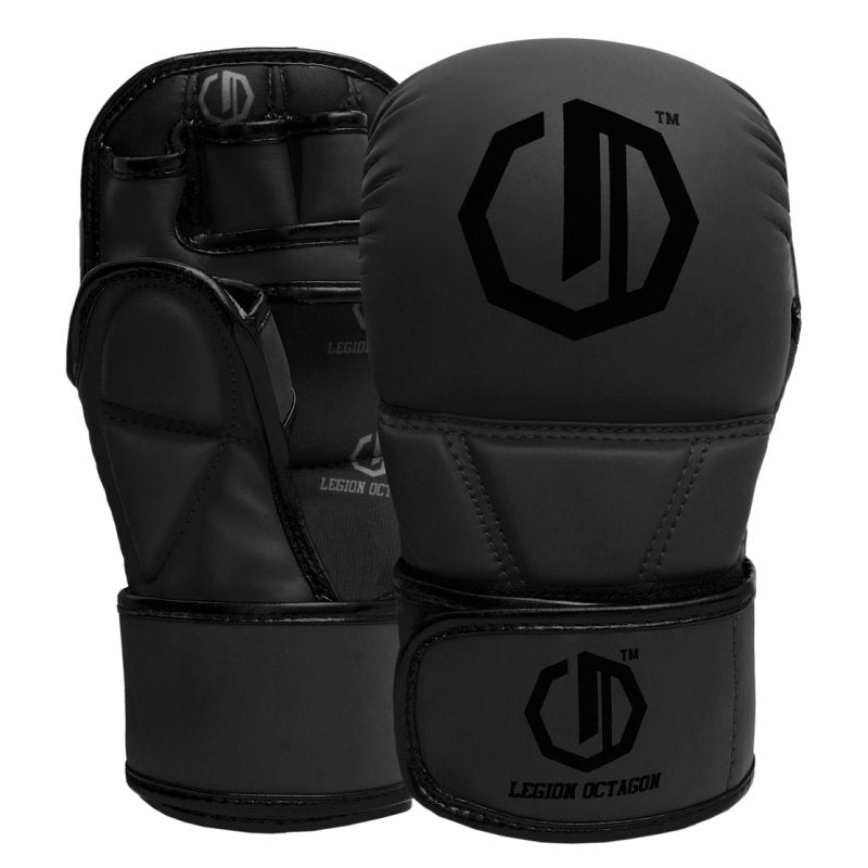 🥊🔥 Legion OCTAGON MMA Sparring Gloves “ENFORCER” Black
