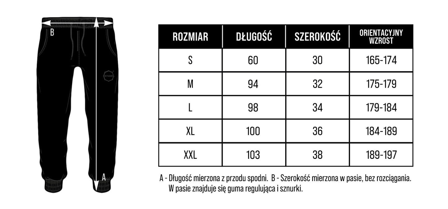 👖 OCTAGON Men’s Sweatpants Small Logo Grey