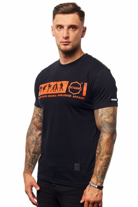 Octagon Combat Crew BLACK T-Shirt