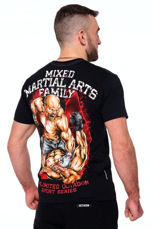 Octagon T-shirt MMA Family Black