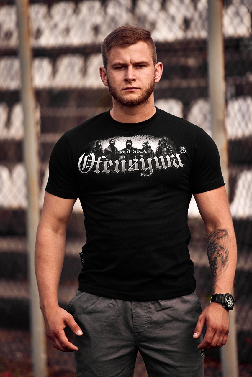 Ofensywa T-shirt Dziś jesteśmy tymi ludźmi Black