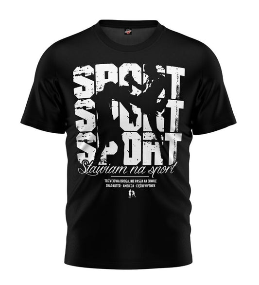 “Stawiam na sPort” T-Shirt – 100% Streetwear, Made in Poland