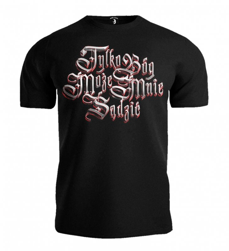 Public Enemy T-shirt Tylko Bóg może mnie sądzić Black