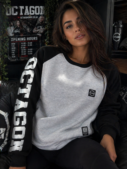 Octagon Women’s Crewneck “SMALL LOGO” 🖤🔥