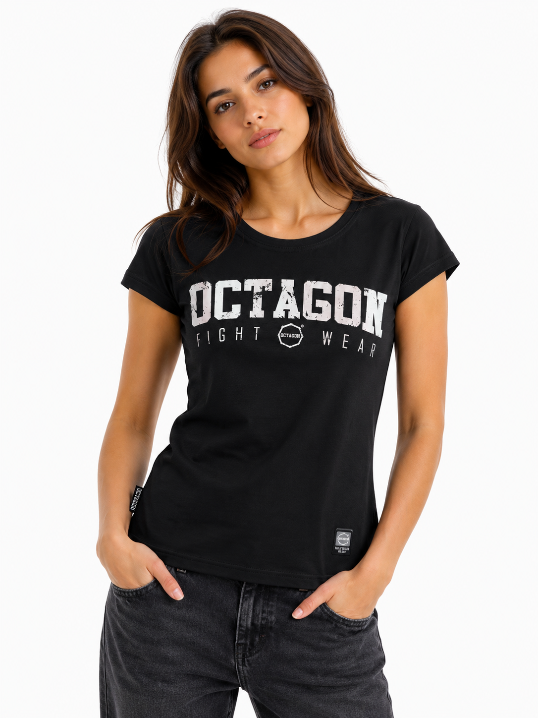 Octagon Women’s T-Shirt “FIGHT WEAR” Black 🖤🥊🔥