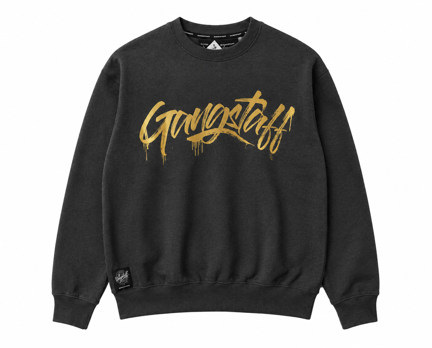 Gangstaff Crewneck “Logo Graffiti” 🎨🔥