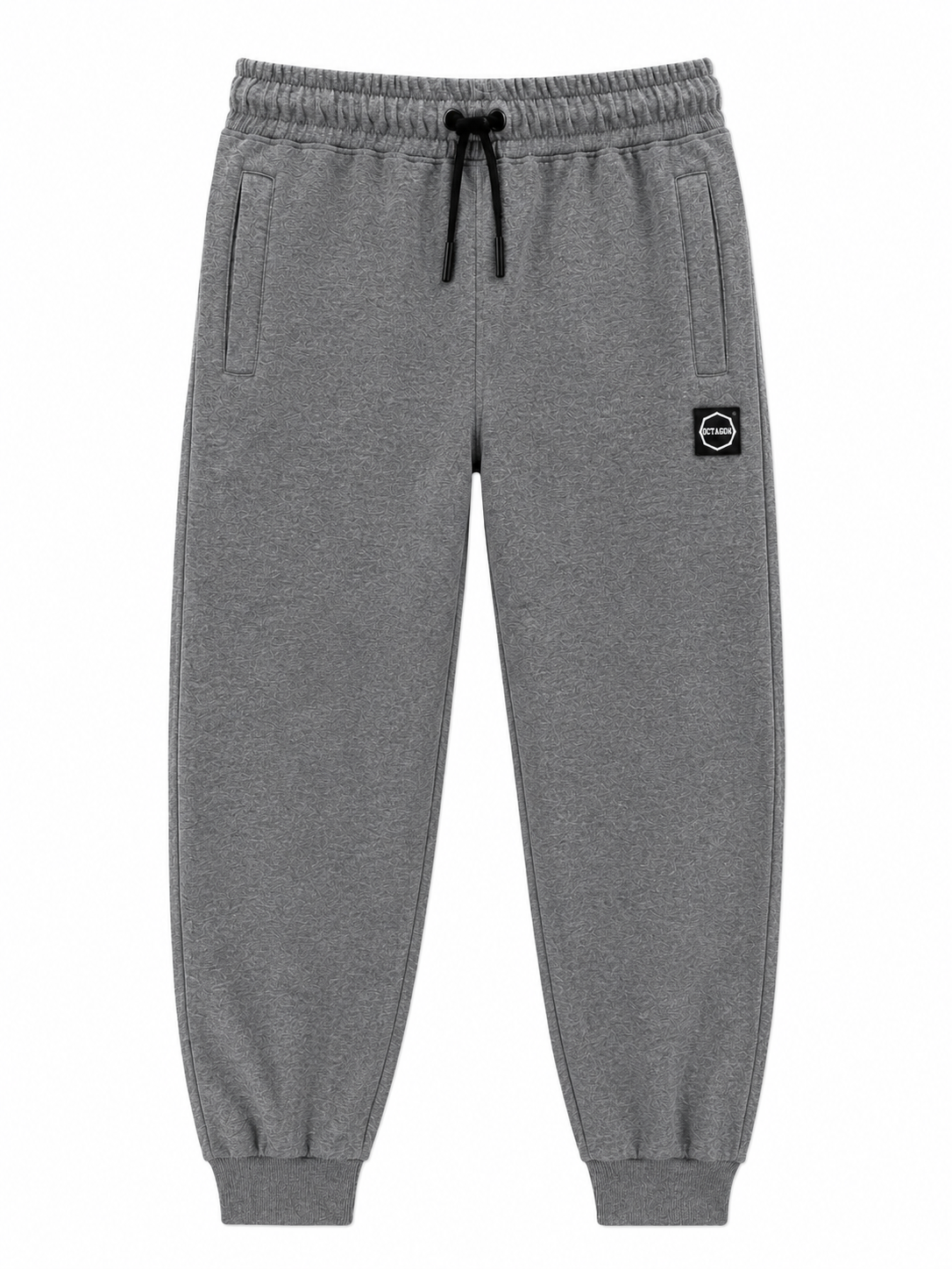 👖 OCTAGON Men’s Sweatpants Small Logo Grey Melange