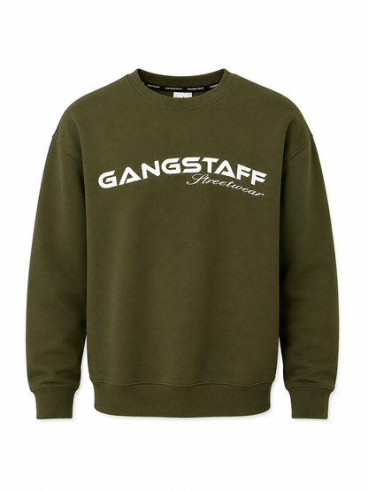 Gangstaff Crewneck “Streetwear” Olive 🫒🔥