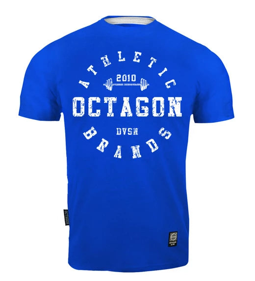 Octagon T-shirt Athletic Brands Blue