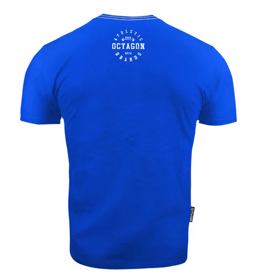 Octagon T-shirt Athletic Brands Blue