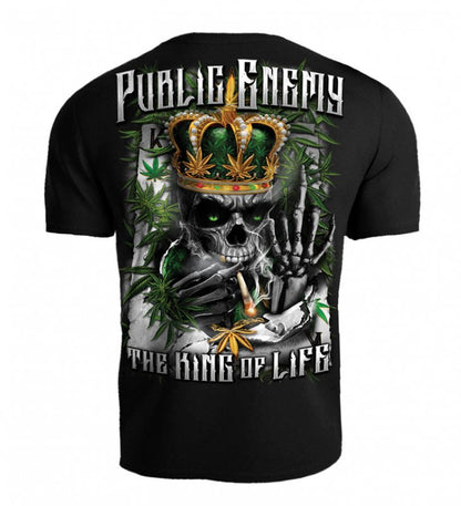 Public Enemy T-shirt King of the Life Black