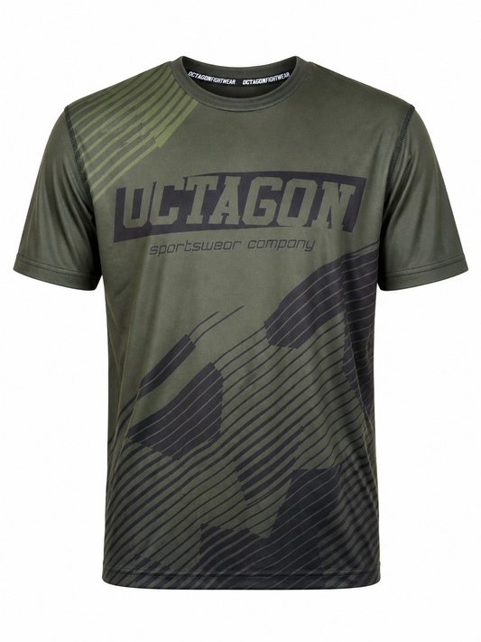 Octagon Men’s Sport T-Shirt “Broken Line”  🖤🔥