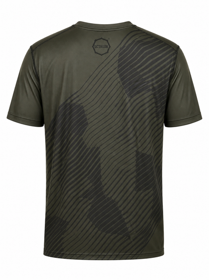 Octagon Men’s Sport T-Shirt “Broken Line”  🖤🔥