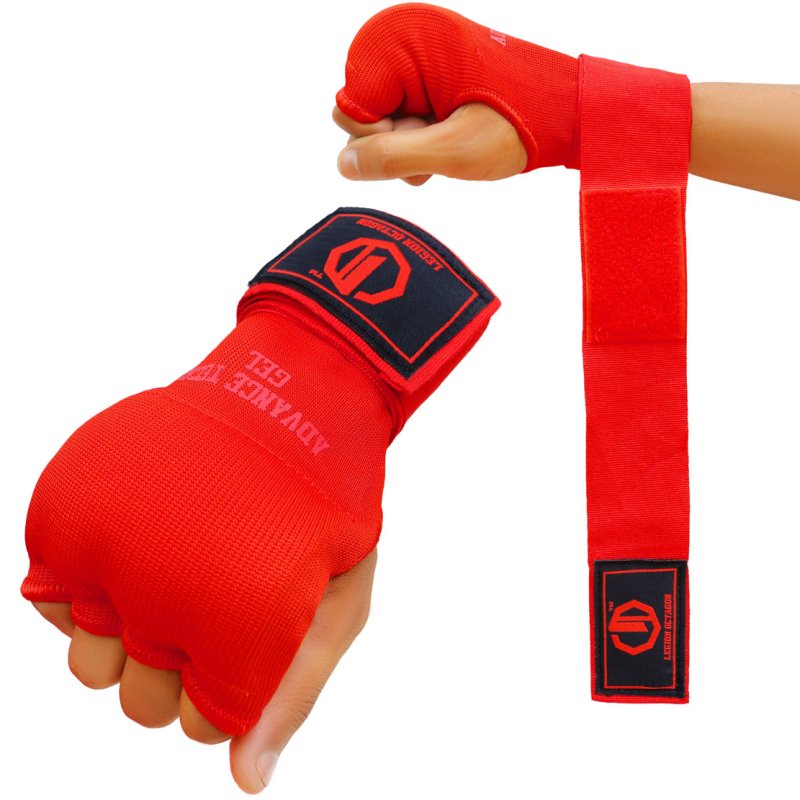 LEGION OCTAGON – Gel Boxing Hand Wraps Red🥊🔥