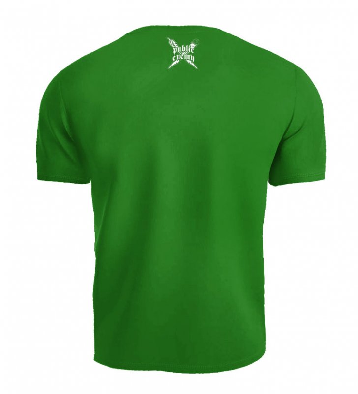 Public Enemy T-shirt Spliff Green