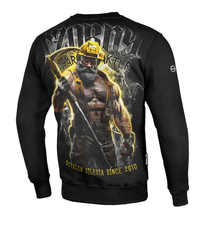 CREWNECK Octagon Silesia Czorny Charakter Limited Edition