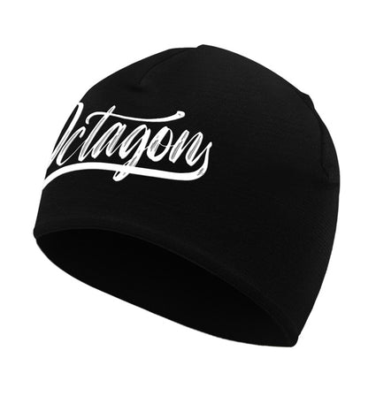 Octagon Winter Hat Retro Black/White