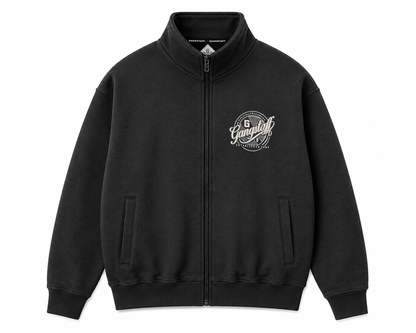 Gangstaff Zip Crewneck “Logo” 🔥🖤