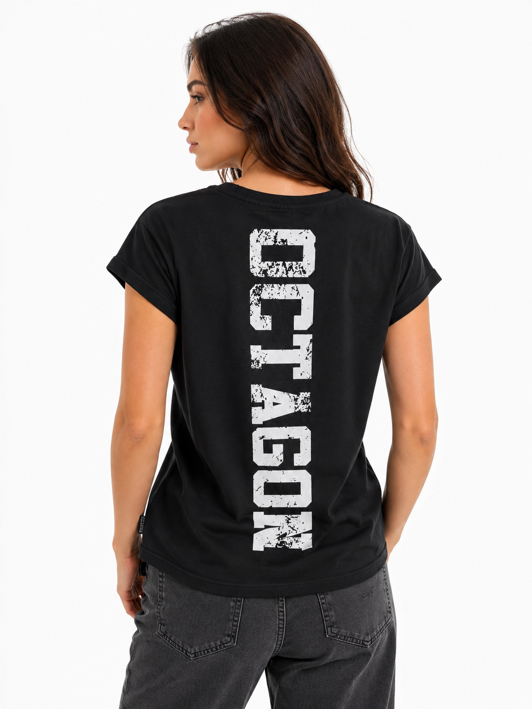 Octagon Women’s T-Shirt “FIGHT WEAR” Black 🖤🥊🔥