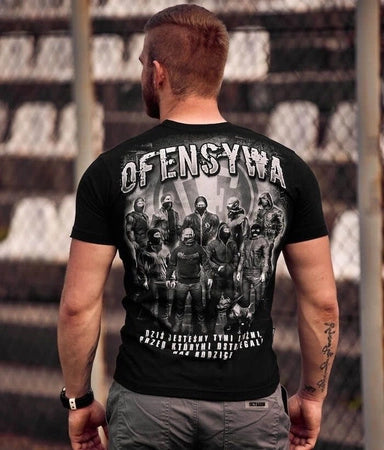 Ofensywa T-shirt Dziś jesteśmy tymi ludźmi Black