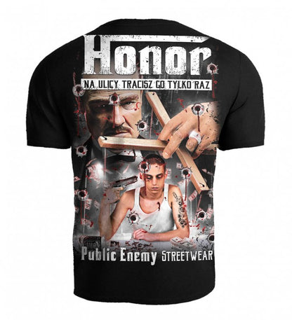 Public Enemy T-shirt Honor Black