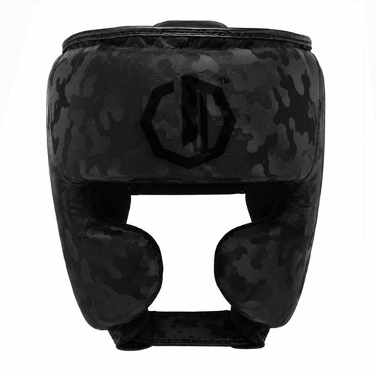 🥊🛡️ Legion Octagon Camo Black Boxing Head Guard