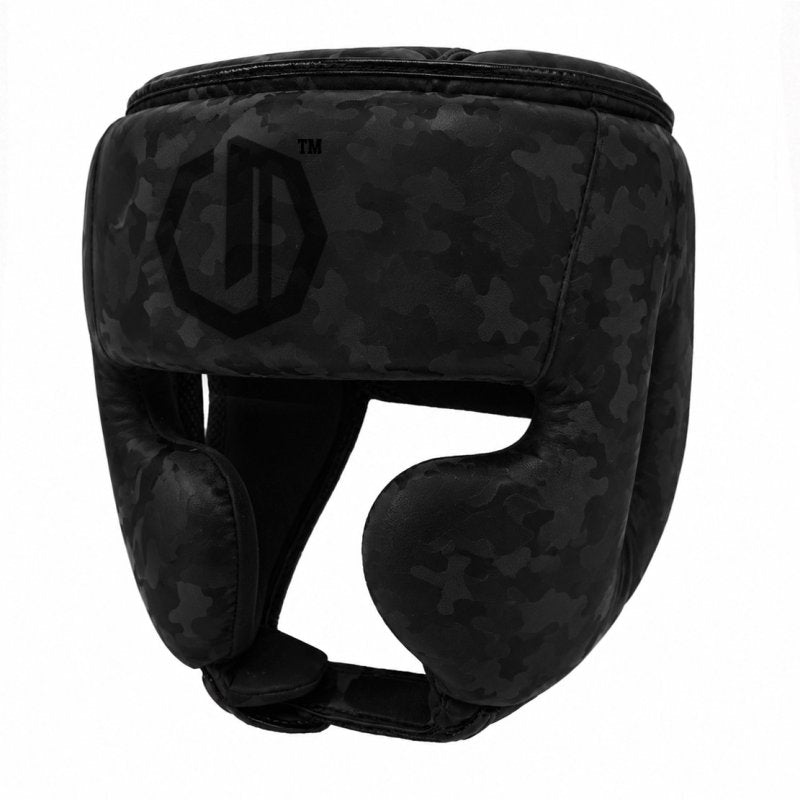 🥊🛡️ Legion Octagon Camo Black Boxing Head Guard