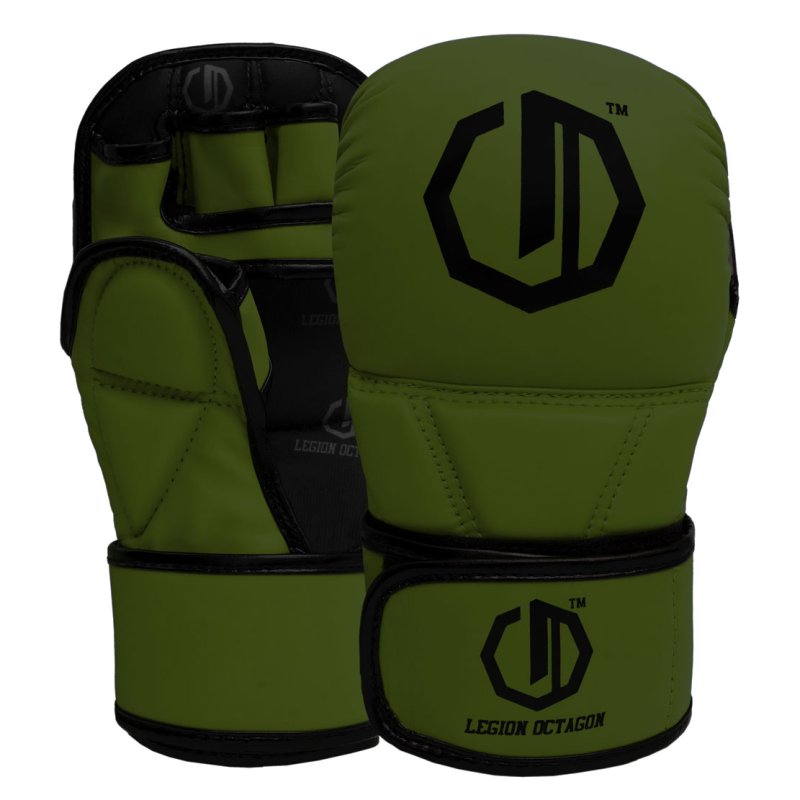 🥊🔥 Legion OCTAGON MMA Sparring Gloves “ENFORCER” Dark Green
