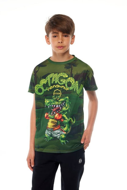 OCTAGON – Kids’ Sports T-Shirt Crocodile