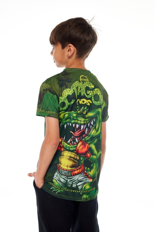 OCTAGON – Kids’ Sports T-Shirt Crocodile