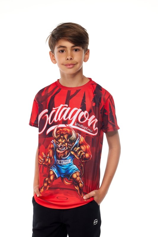 OCTAGON – Kids’ Sports T-Shirt Bull