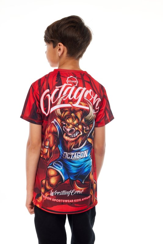 OCTAGON – Kids’ Sports T-Shirt Bull