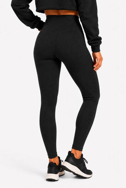 👖✨ Octagon Ribbed Leggings – Premium Comfort  Performance BLACK