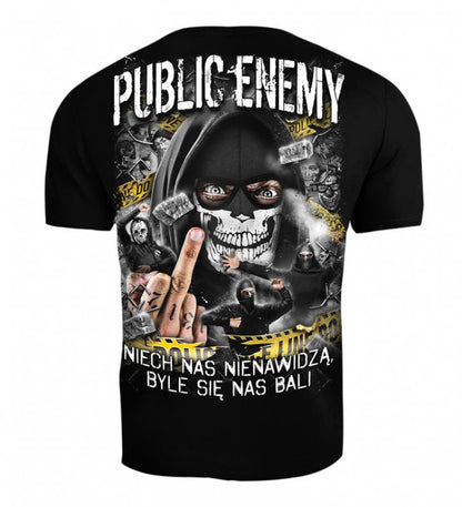 Public Enemy T-shirt Niech Nas Nienawidzą Black